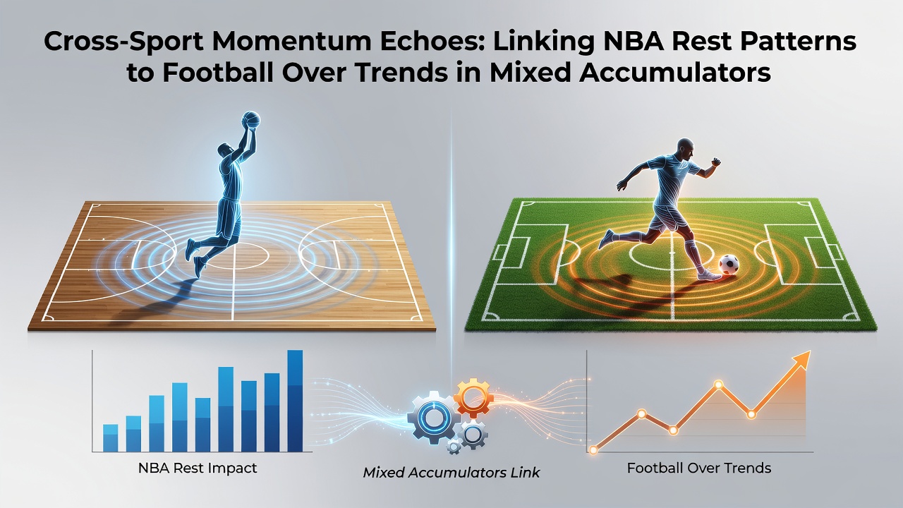 NBA players resting on bench during game while football match statistics overlay appears on screen