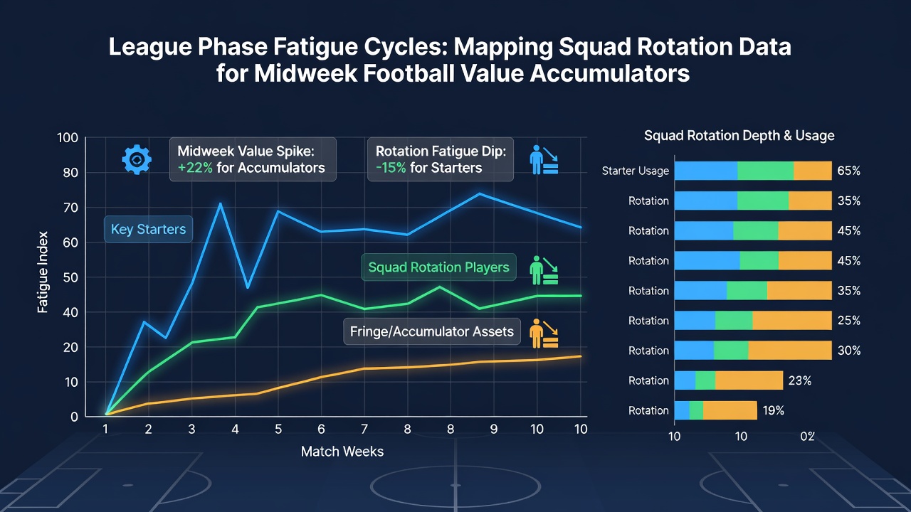 Detailed squad rotation heatmap illustrating player availability shifts during midweek European and domestic league overlaps