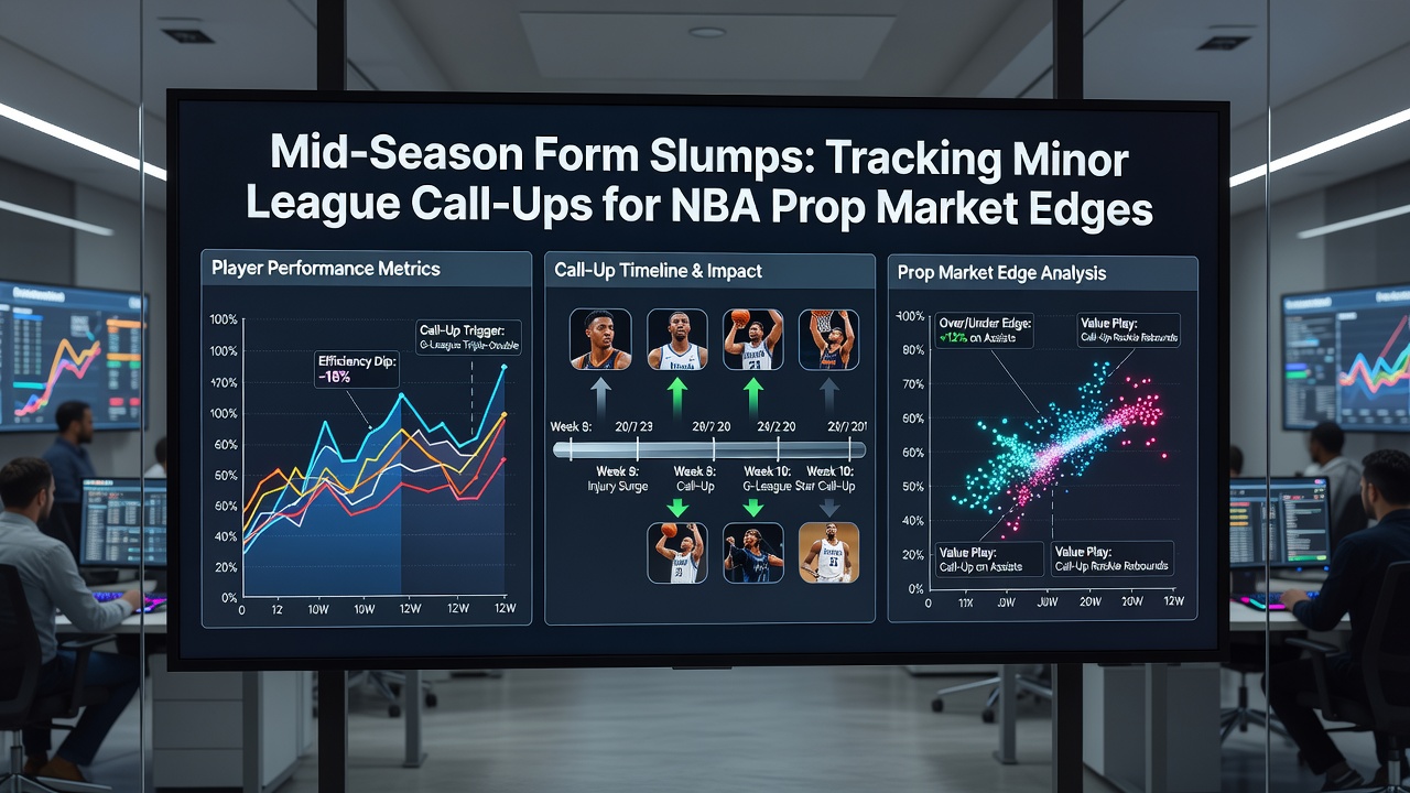 G-League call-up entering an NBA game and impacting prop betting markets