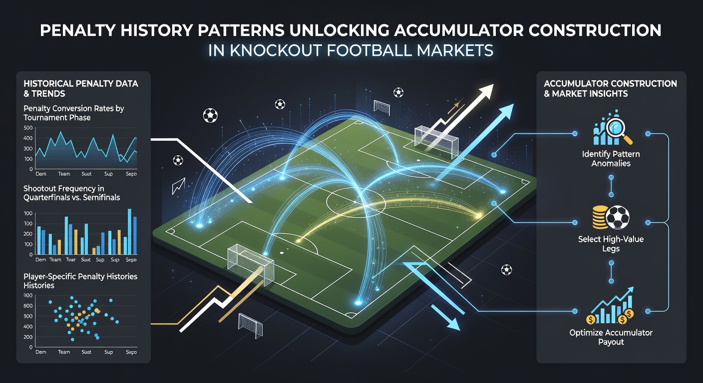 Detailed statistical overlays showing penalty conversion rates and historical trends in football knockout stages