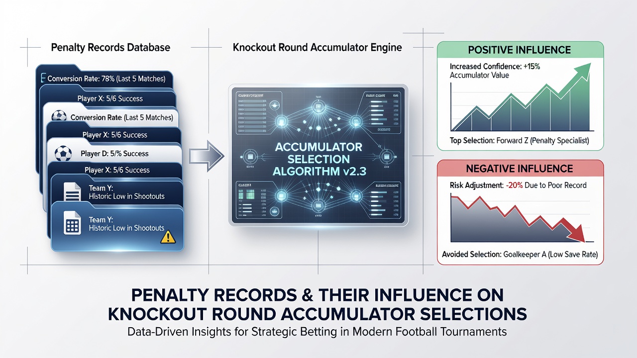 Data visualization of penalty conversion rates across different football teams in knockout tournaments
