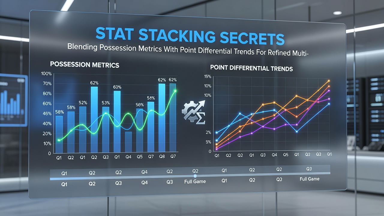 Chart showing integrated possession and differential data points used in multi-event betting models