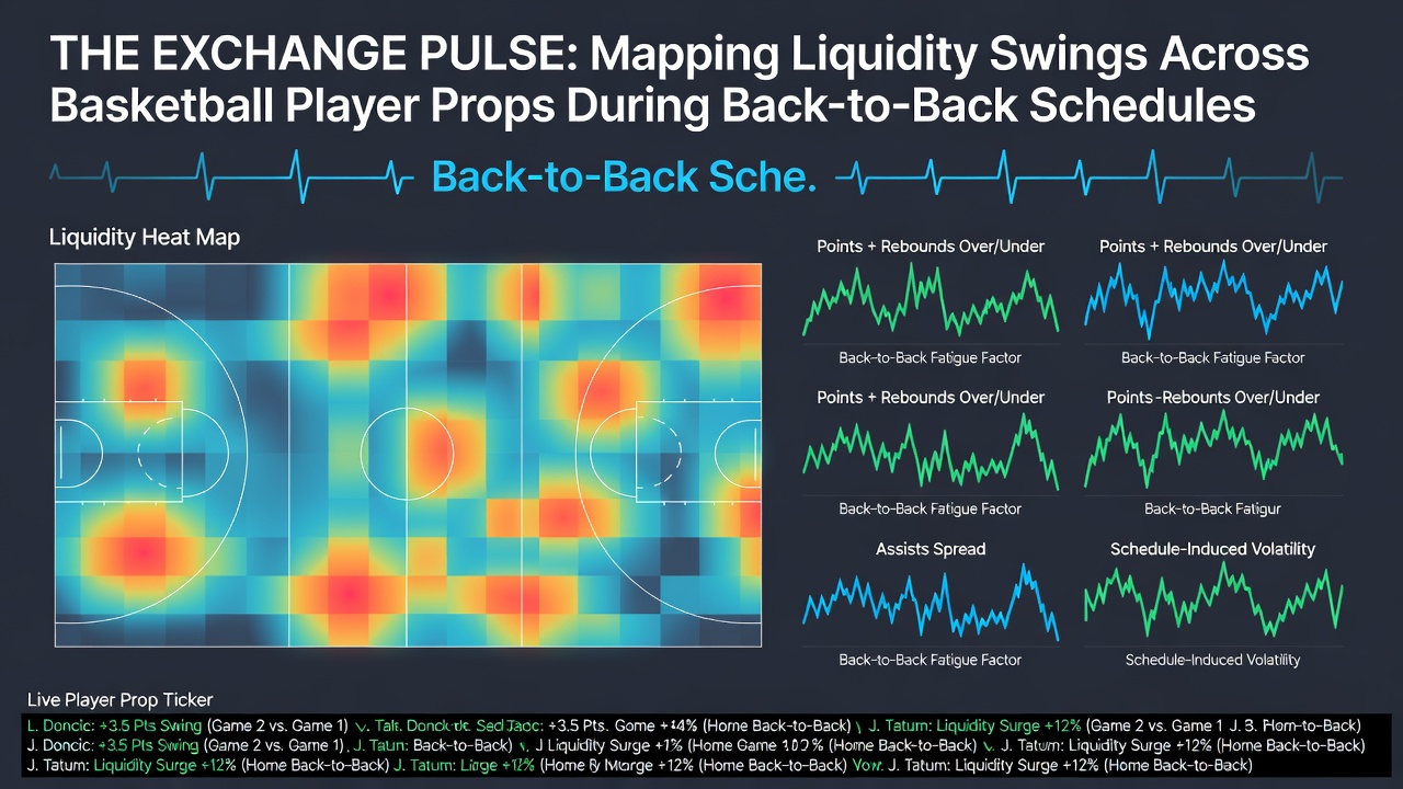 Chart showing order book depth changes in NBA player props on back-to-back nights